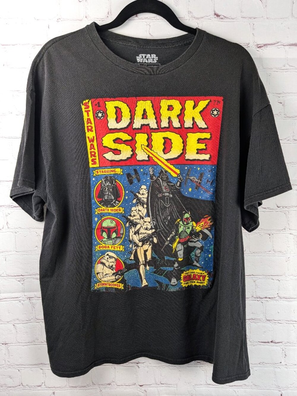 Star Wars Dark Side Comic Book Graphic Tee XL